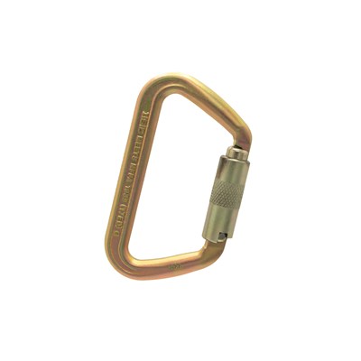 Genuine ISC Iron Wizard Small Steel 70kN Locksafe 3 Way Carabiner IS-KH219SS1 